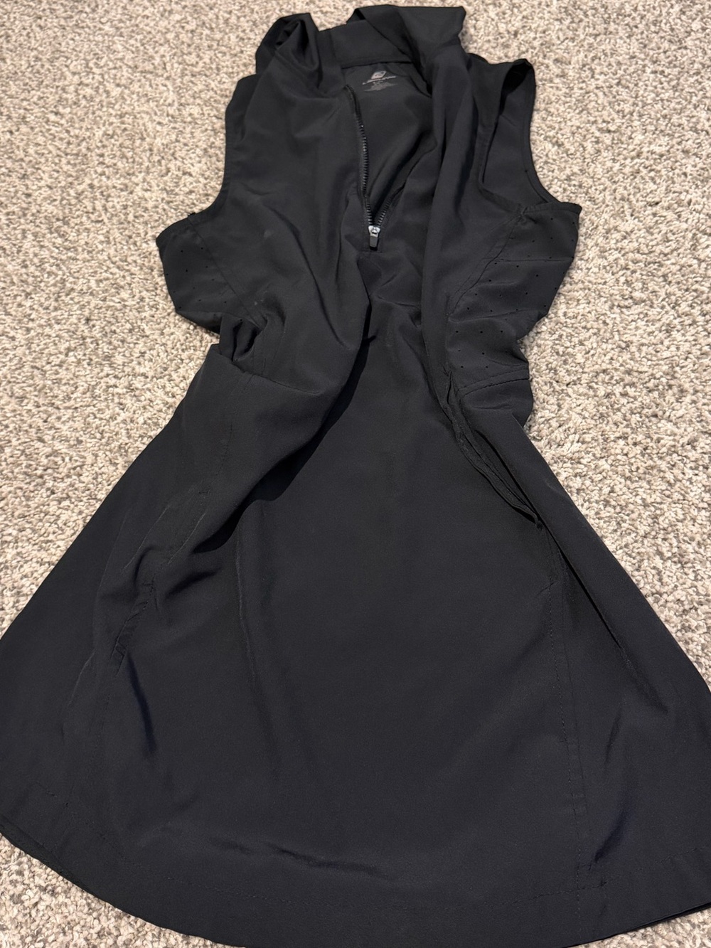 Black dress swim coverup